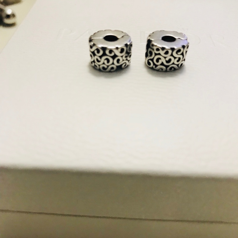 Two Authentic Pandora Clips